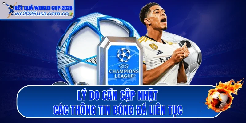 Lý do cần cập nhật các thông tin bóng đá liên tục 